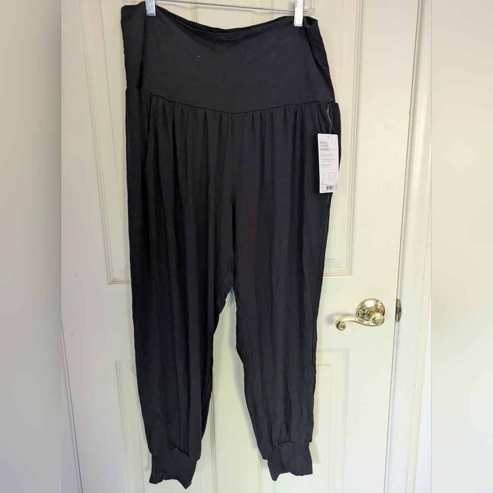 Athleta Black Studio Joggers